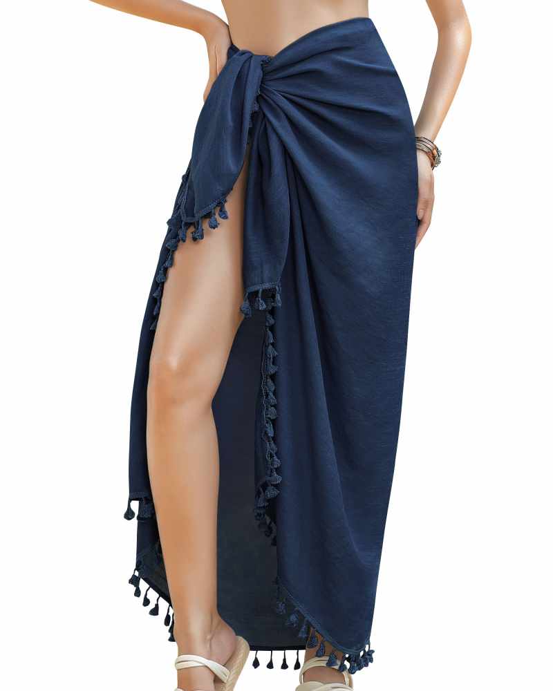 Tassel Sarong Multi-color Long