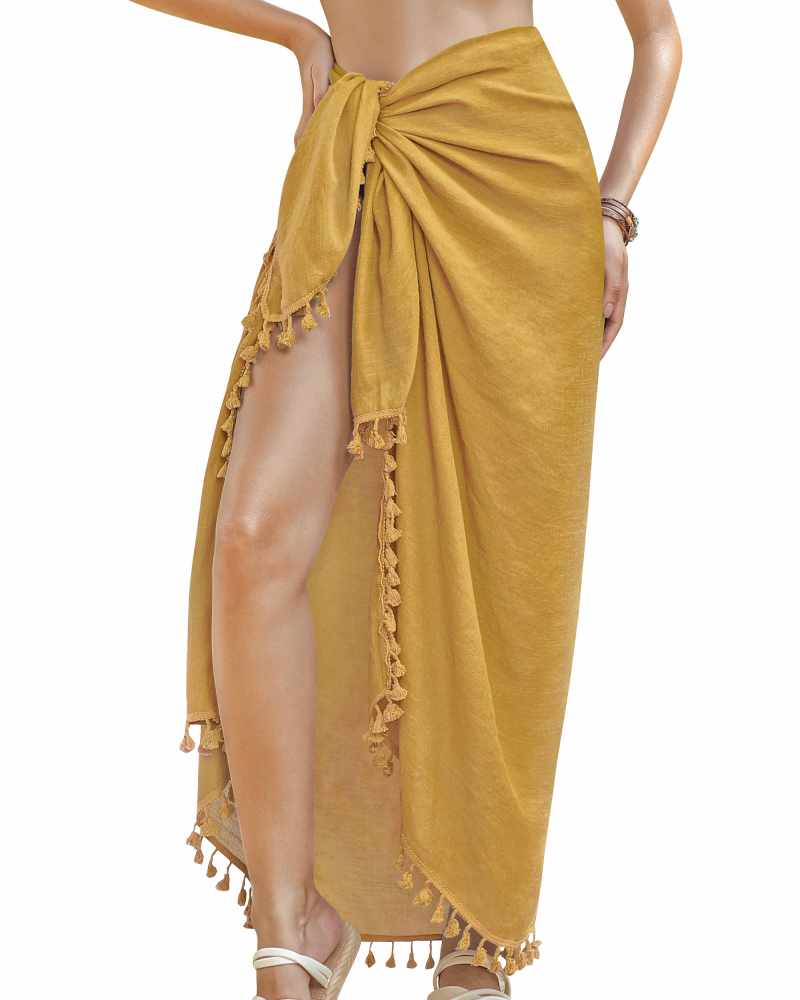 Tassel Sarong Multi-color Long