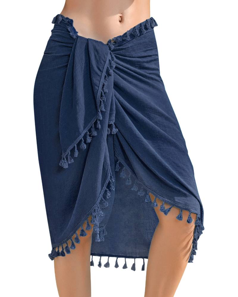 Tassel Sarong Multi-Color Short