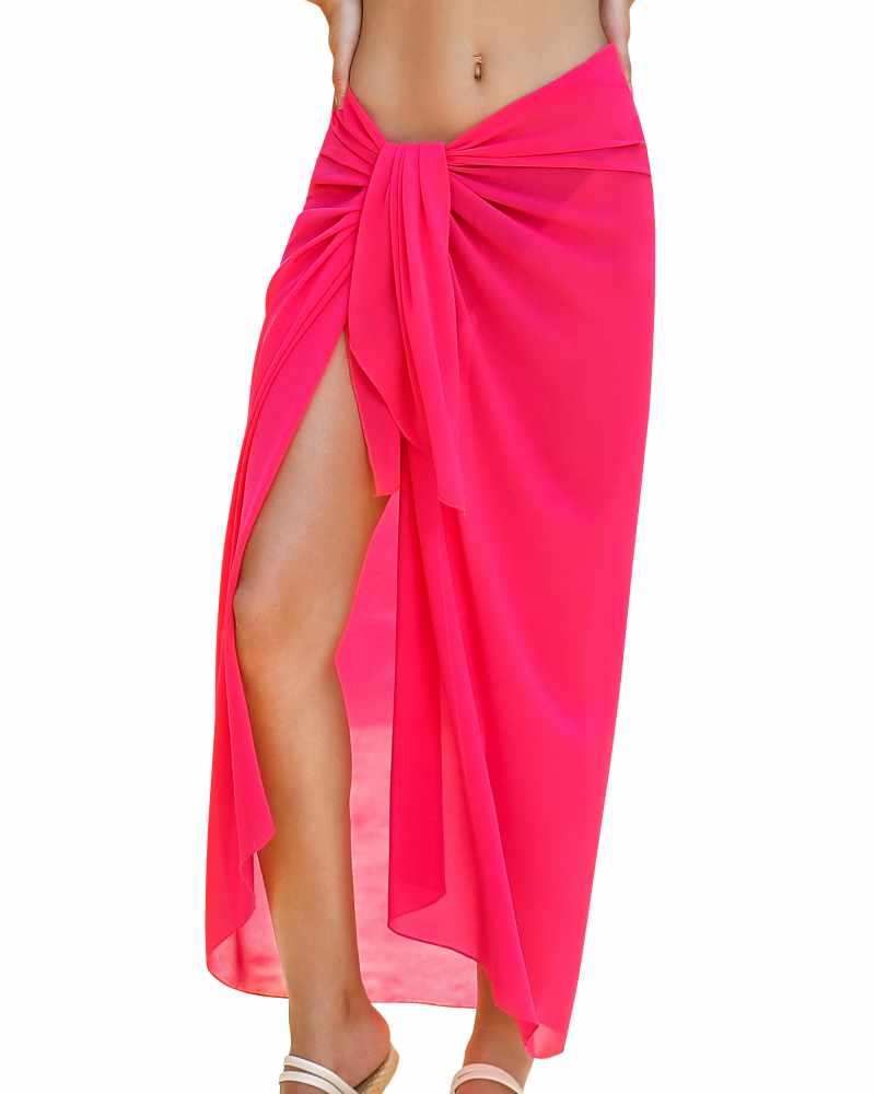 Plain Color Sarong Multi-Color Rectangle