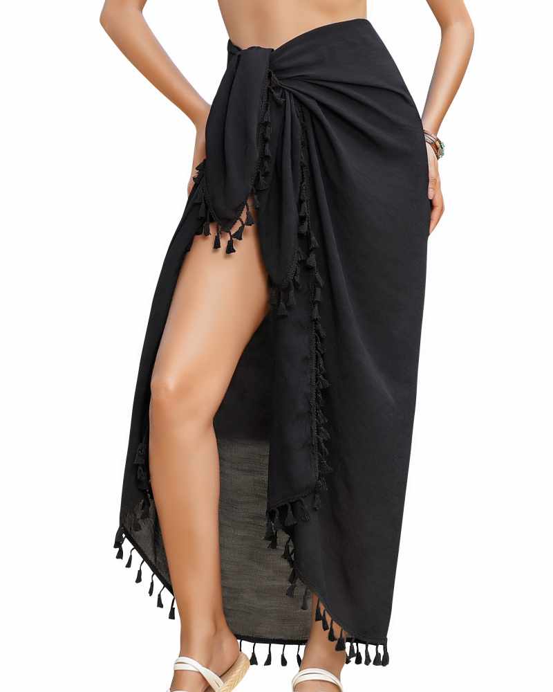 Tassel Sarong Multi-color Long