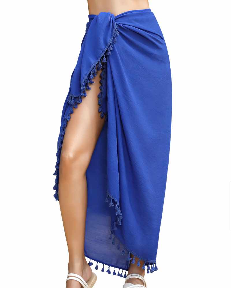 Tassel Sarong Multi-color Long