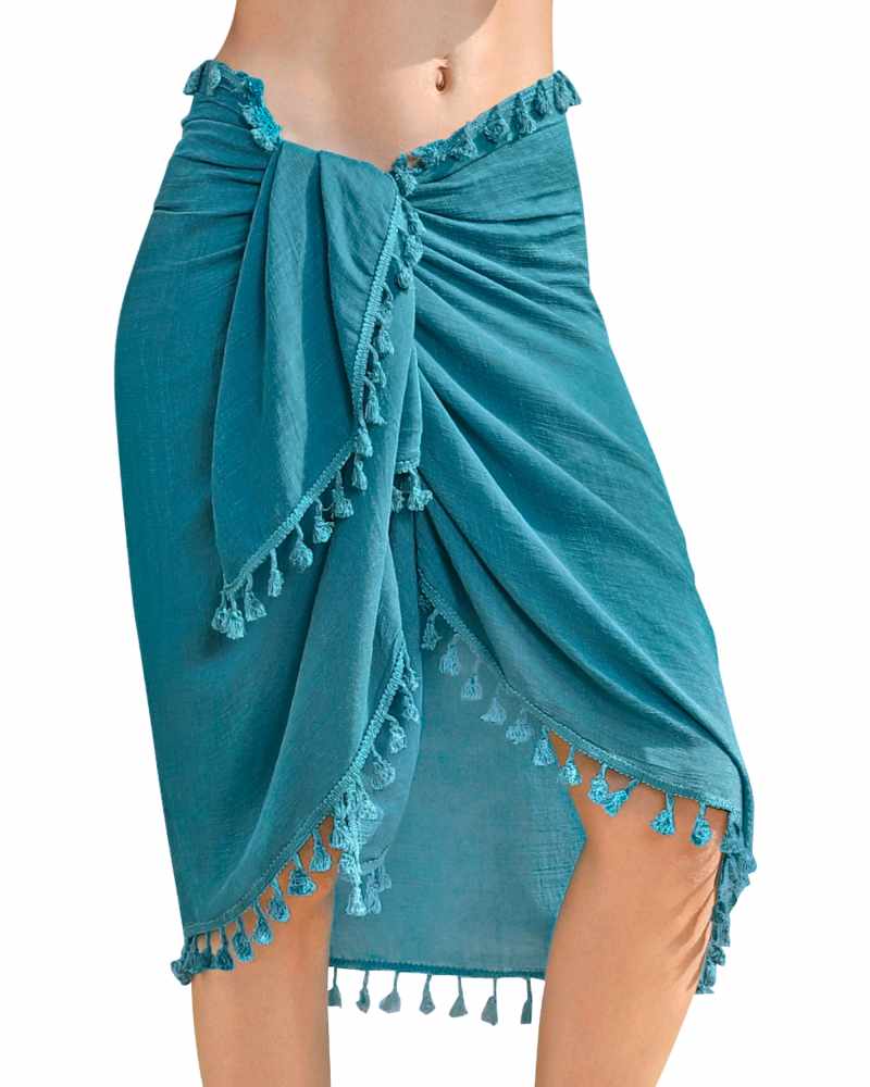 Tassel Sarong Multi-Color Short