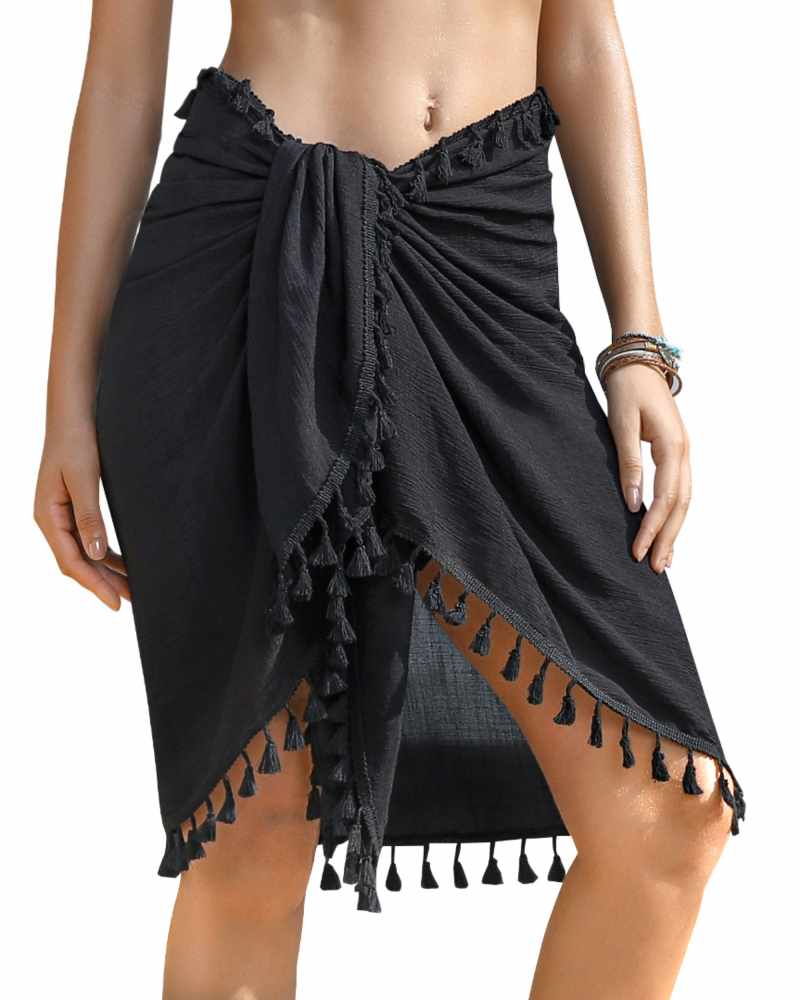 Tassel Sarong Multi-Color Short