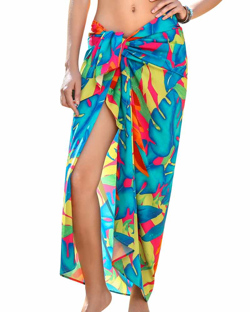 Pattern beach wrap sarong 04