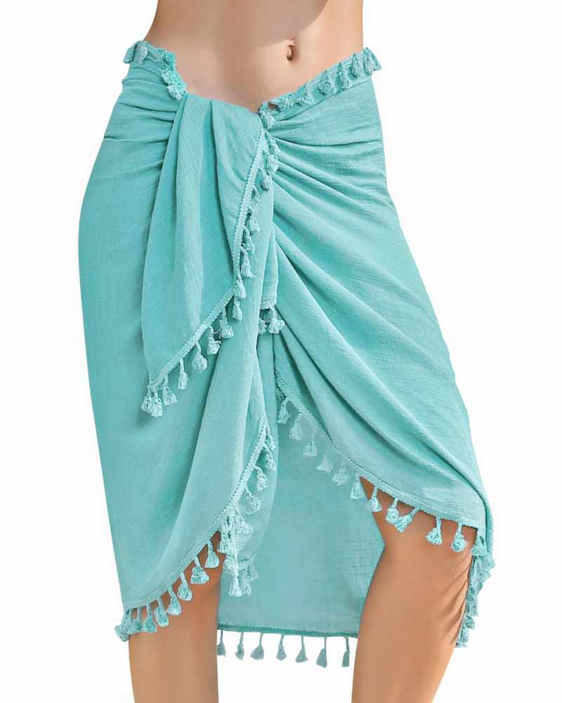 Tassel Sarong Multi-Color Short