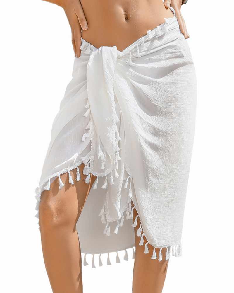 Tassel Sarong Multi-Color Short