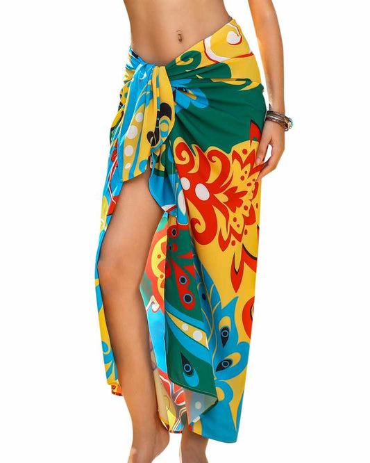 Pattern beach wrap sarong 09