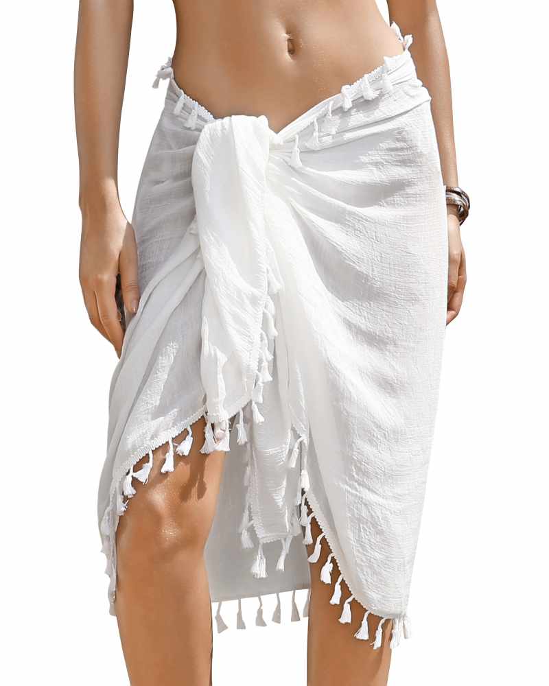 Tassel Sarong Multi-Color Short