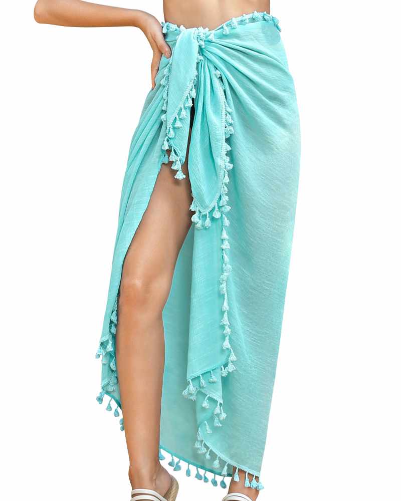 Tassel Sarong Multi-color Long